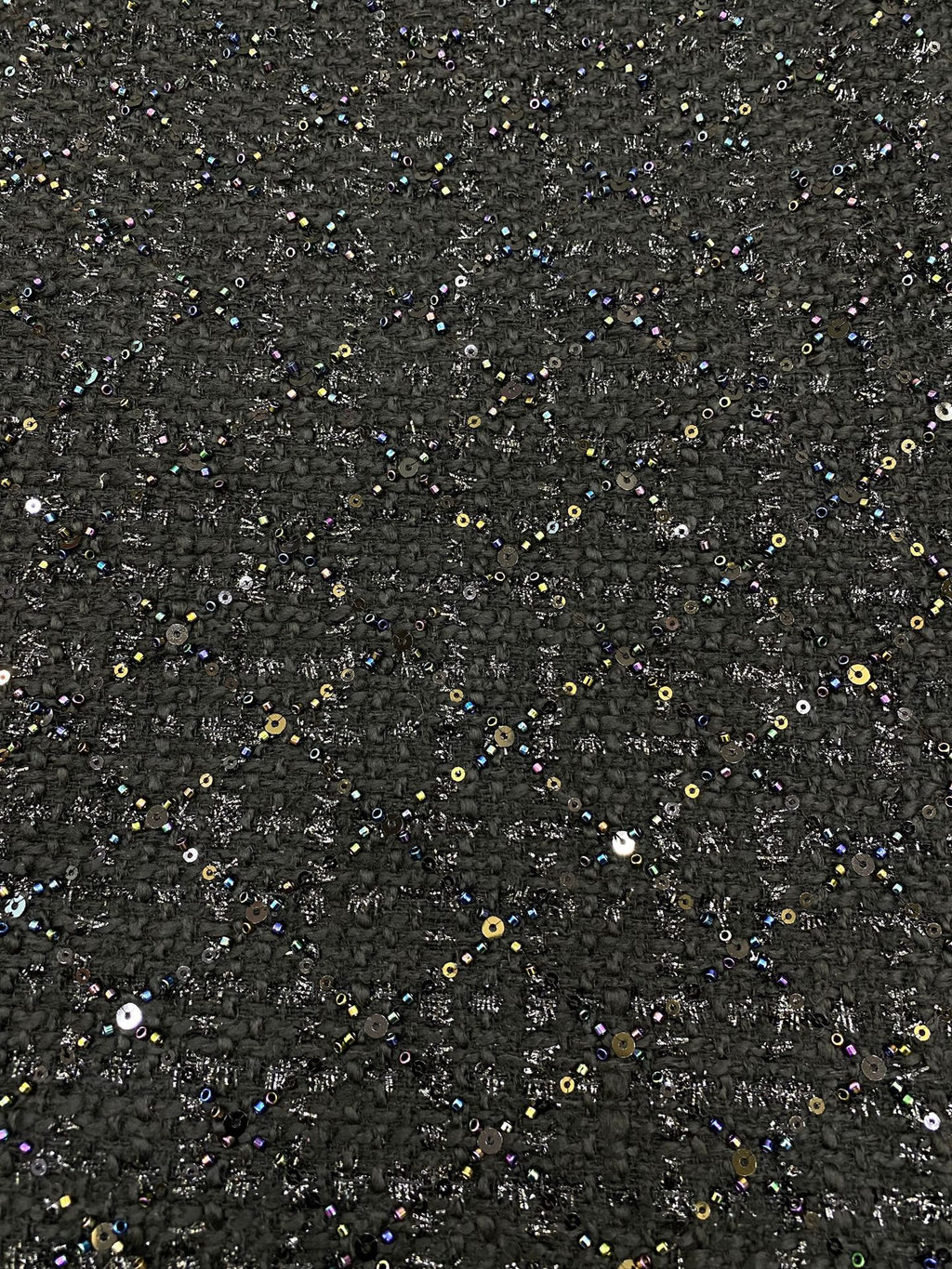 Sequin Embroidered Bridal Fabric – Design 83487 — fabric photo 4