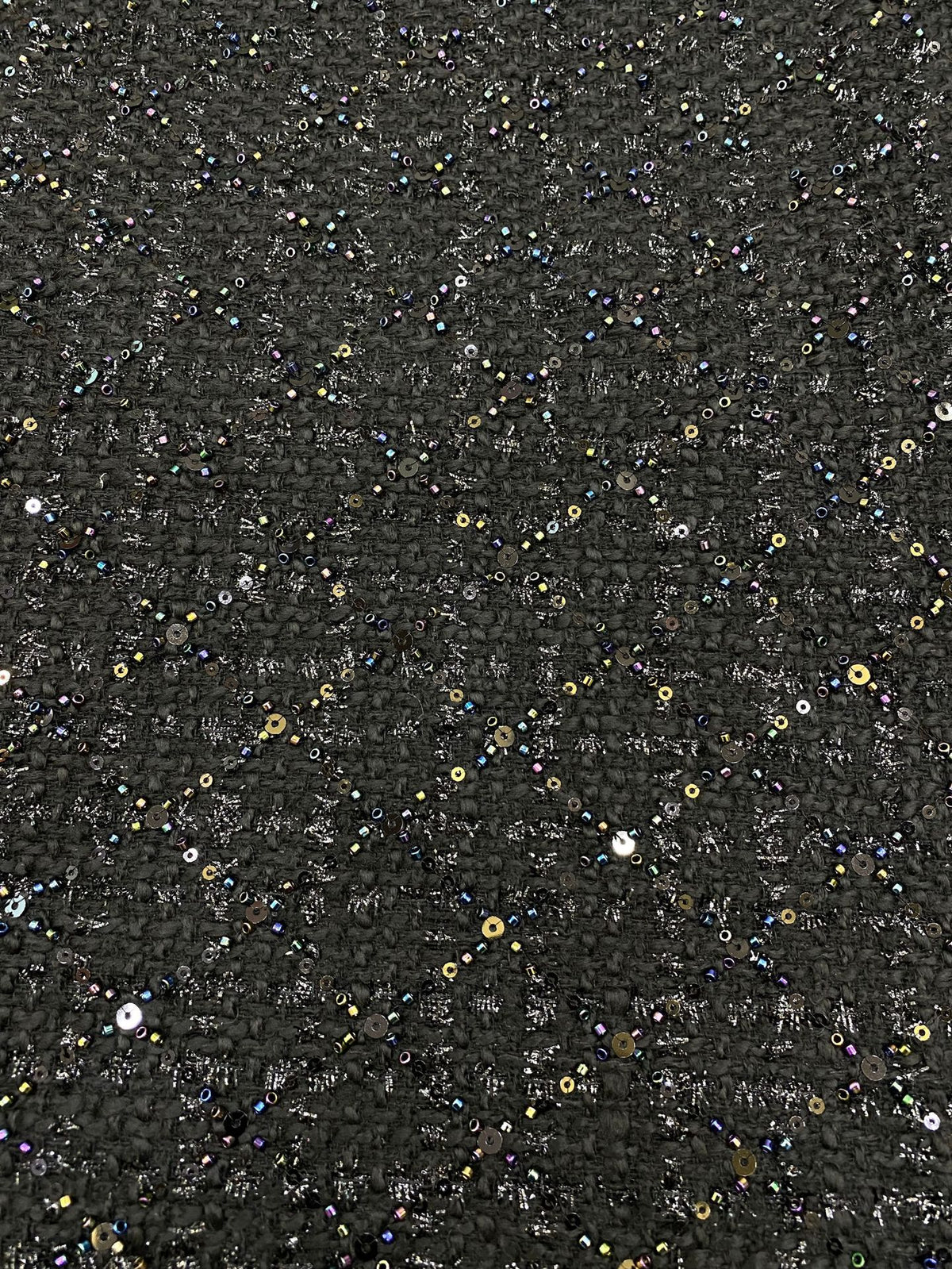 Sequin Embroidered Bridal Fabric – Design 83487 — fabric photo 4