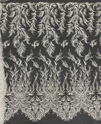 Bead & 3/4mm Sequin Embroidered Occasion Fabric — fabric photo 3