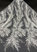 Sequin Embroidered Bridal Fabric – Design 38847 — fabric photo 6