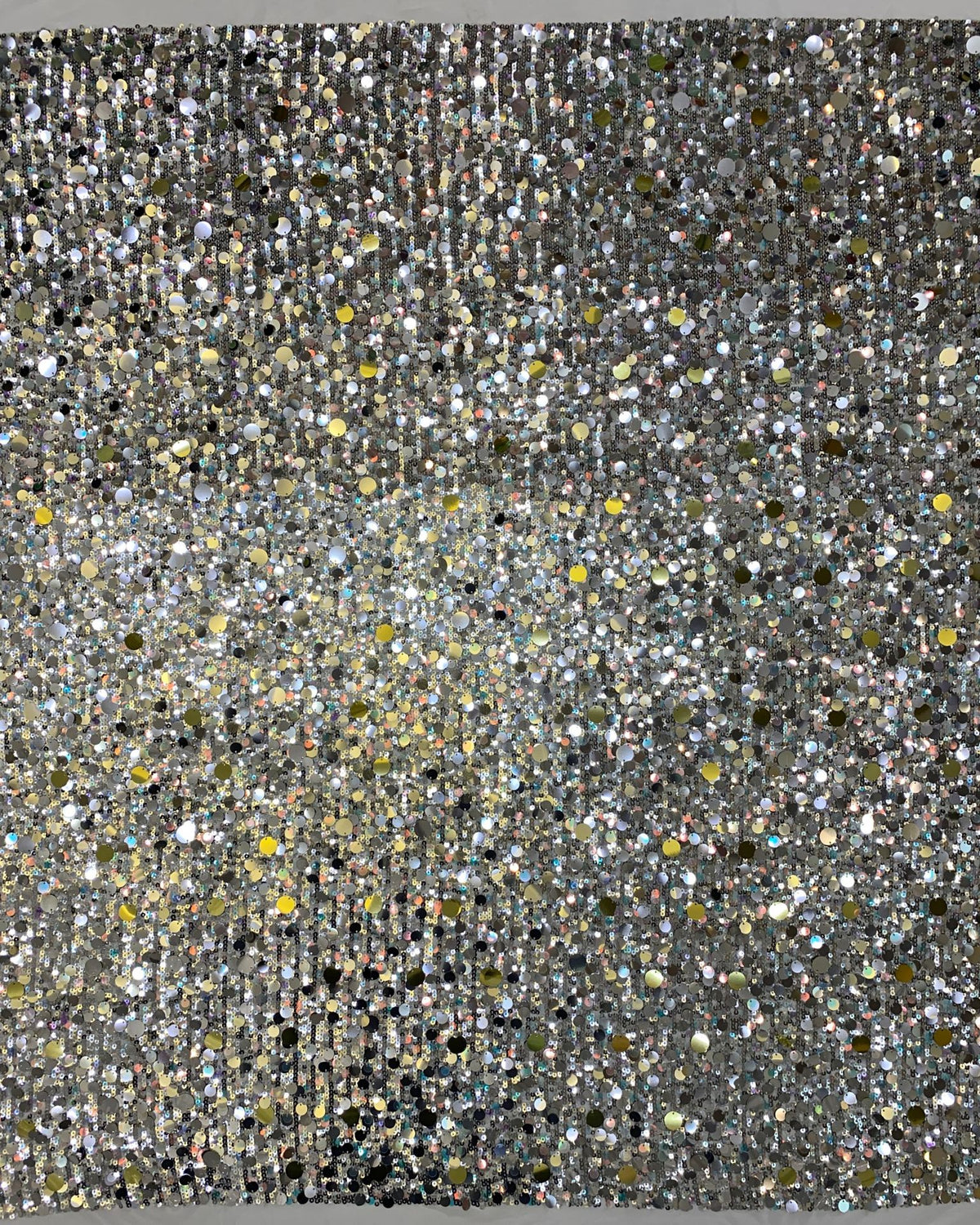 Elastic Mesh with Mixed-Size Sequins — fabric photo 5