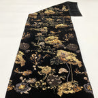 Vintage Multisize Sequin Velvet Fabric