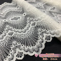 Double-Scallop Nylon Lace Trim