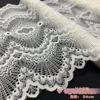 Double-Scallop Nylon Lace Trim
