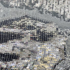 Vertical Stripe 5mm Sequin Embroidery Fabric — fabric photo 2