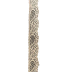 Raised-Texture Stretch Lace Trim 3 cm — fabric photo 5