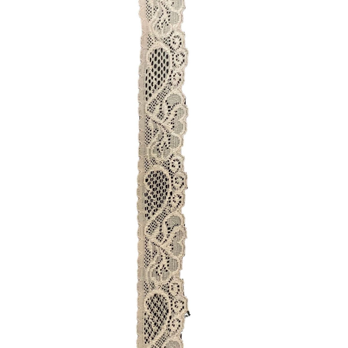Raised-Texture Stretch Lace Trim 3 cm — fabric photo 5