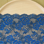 Floral Textured Stretch Lace Trim 18 cm — fabric photo 2