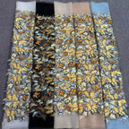 3D Butterfly Multicolor Embroidered Appliqué Fabric — fabric photo 4