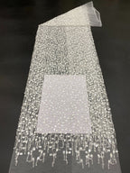 Sequin Embroidered Bridal Fabric – Design 60767 — fabric photo 6