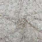 Dense 5mm Sequin Embroidered Stretch Mesh — fabric photo 2