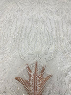 Single-Sided Bugle Beaded Sequin Fabric — fabric photo 4