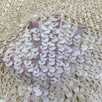 Stretch Mesh 9/12mm Rolled Sequin Fabric — fabric photo 3