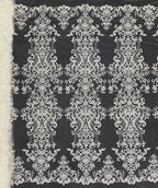 Sequin Embroidered Bridal Fabric – Design 93663