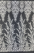 Foam Bead & 3/7mm Sequin Embroidered Fabric — fabric photo 6