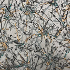 Fine Sequin Embroidered Bridal Fabric – Design 19871 — fabric photo 4