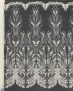 Sequin Embroidered Bridal Fabric – Design 92511