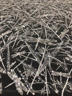 Dragonfly Raised-Bead and 3/5 mm Crystal Sequin Fabric — fabric photo 6