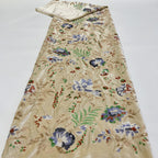 Botanical Sequin Embroidered Velvet-Base Fabric — fabric photo 3