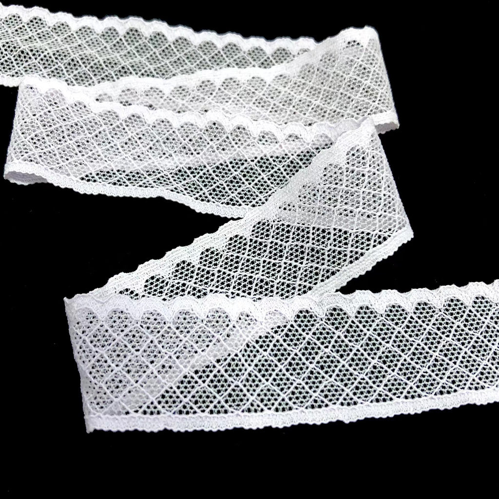 Narrow Stretch Lace Trim 2.6 cm — fabric photo 4