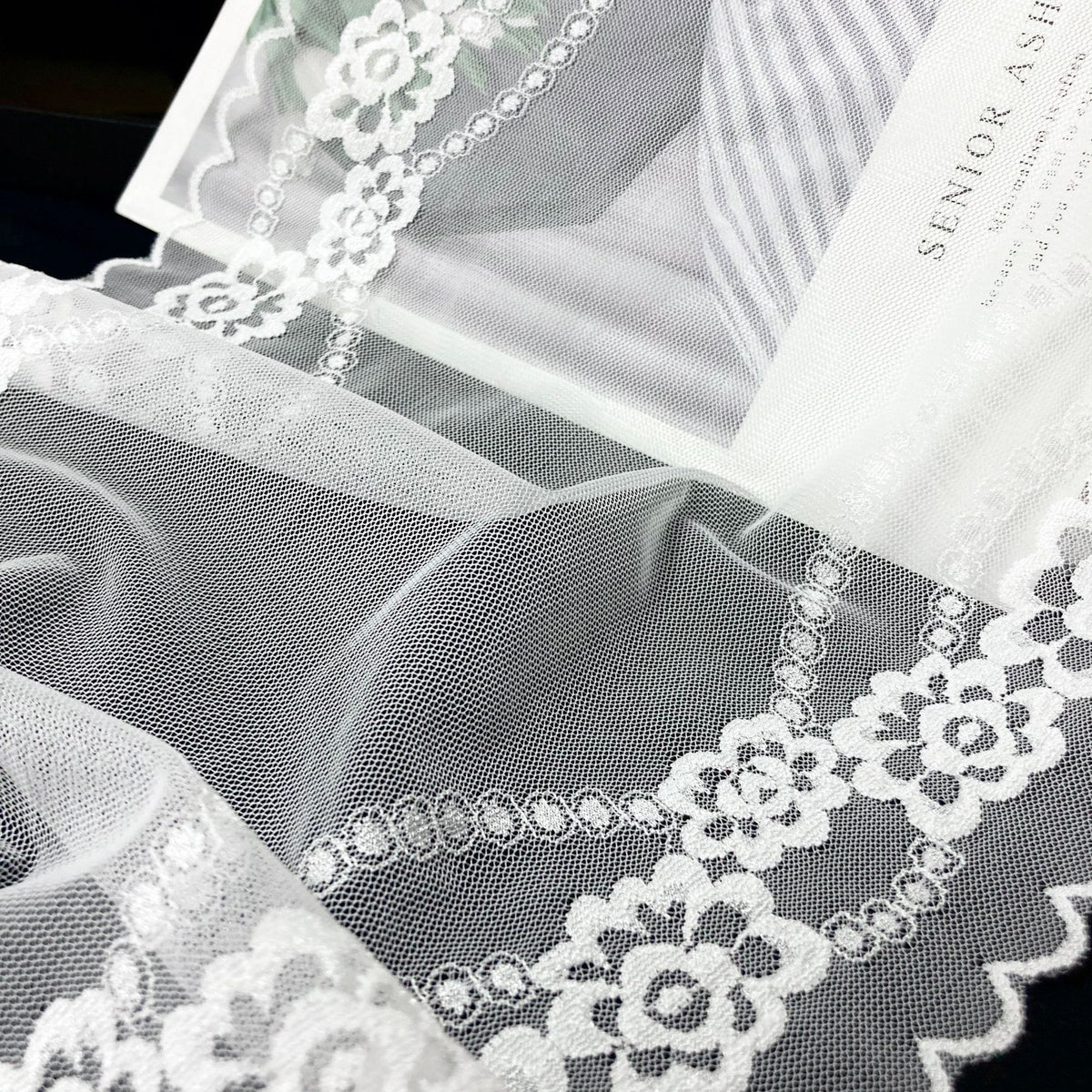Wide Stretch Nylon Lace Trim — fabric photo 2