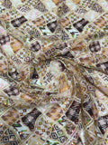 Grid Pattern Iridescent 2/3/4 mm Sequin Embroidery — fabric photo 6