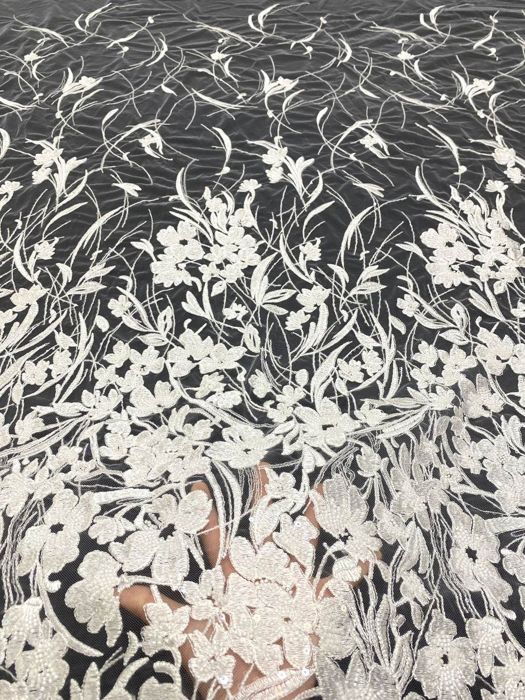 Bead Foam & Sequin Embroidery for Formal Wear — fabric photo 2