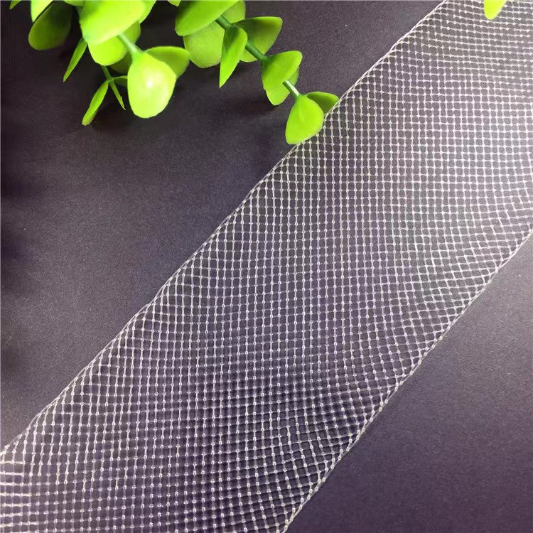 Multicolor Fishbone Elastic Mesh - Stretch for Dance Costumes & Linings