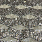 Gray Bead & 3/5mm Sequin Embroidery Fabric — fabric photo 3