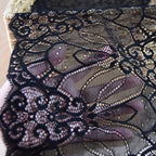 Single-Scallop Picot-Edge Stretch Nylon Lace Trim 18 cm