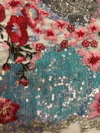 Embroidered Tulle Mesh Fabric – Design 35871 — fabric photo 2