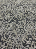 2/4 mm Sequin Embroidered Bridal Fabric – Design 16191 — fabric photo 6