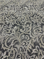 2/4 mm Sequin Embroidered Bridal Fabric – Design 16191 — fabric photo 6