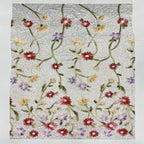 Printed Ribbon Bugle Bead & Sequin Fabric — fabric photo 3