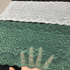 Geometric Stretch Lace Trim 24 cm