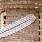 Straight-Edge Narrow Stretch Lace Trim