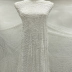 Heavy Sequin & Bubble-Bead Embroidered Bridal Fabric – Design 88255 — fabric photo 2
