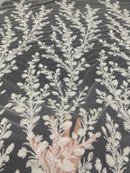 Botanical Branch Bead 3/4mm Sequin Fabric — fabric photo 6