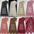Rope Bead Sequin Fabric for Evening Dresses
