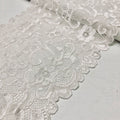 Double-Scallop Straight-Edge Nylon Lace Trim 18 cm — fabric photo 3
