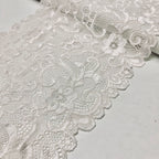 Double-Scallop Straight-Edge Nylon Lace Trim 18 cm — fabric photo 3
