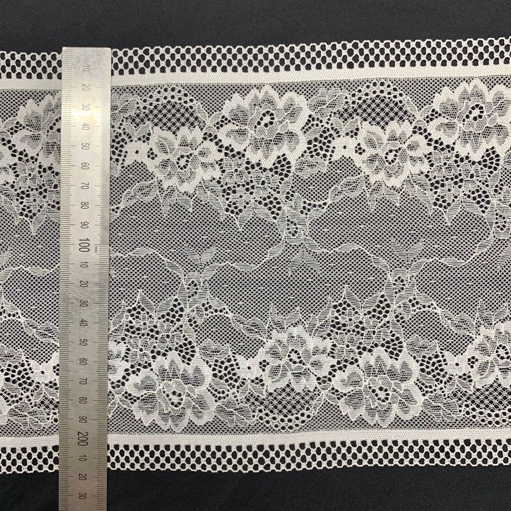 Circular Openwork Double-Edge Wide Nylon Lace Trim 22 cm