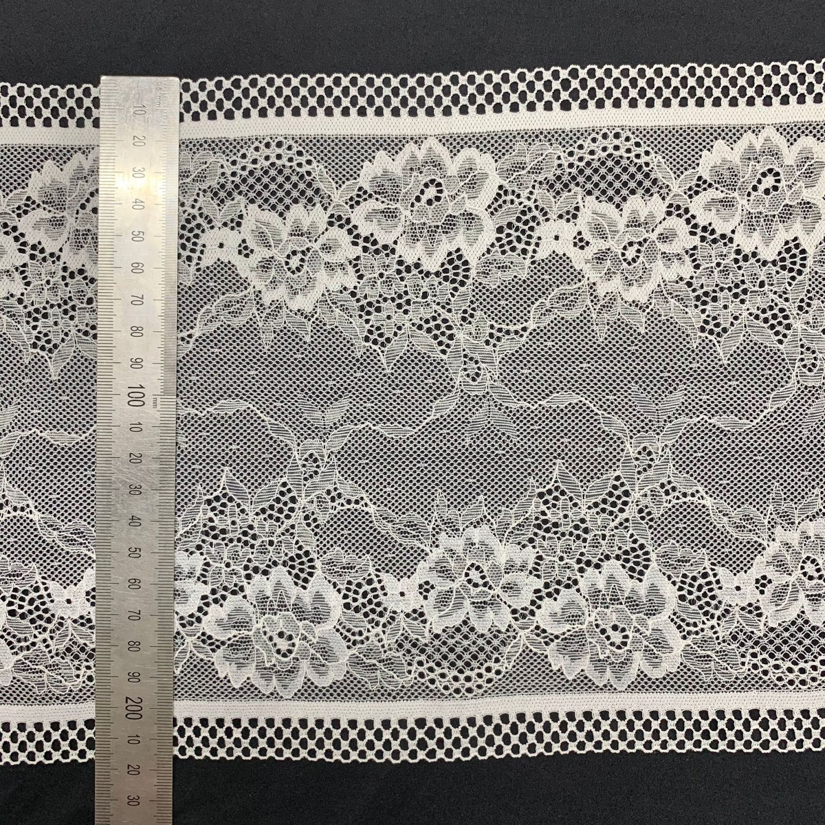 Circular Openwork Double-Edge Wide Nylon Lace Trim 22 cm