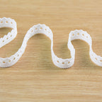 Geometric Corded Lace Trim 1.1 cm — fabric photo 2