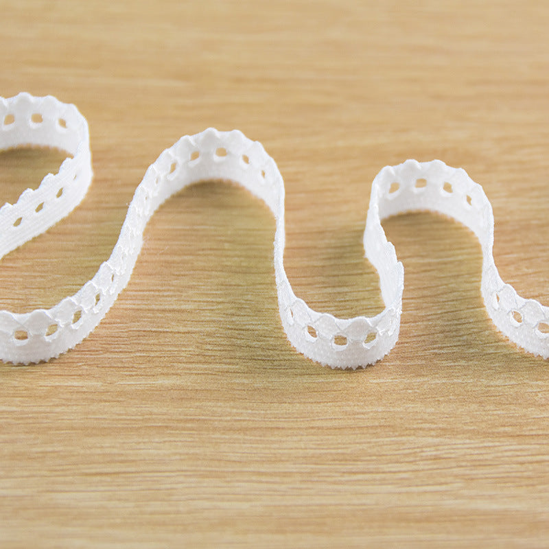 Geometric Corded Lace Trim 1.1 cm — fabric photo 2