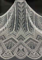 Foam Bead & 3/4mm Crystal Sequin Fabric