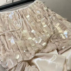 Stretch Mesh with 3/18mm Sequin Embroidery — fabric photo 2
