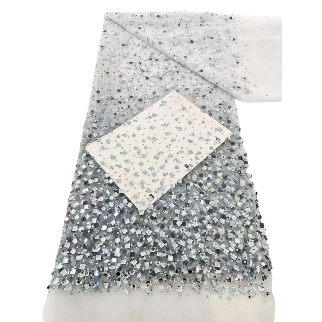 Heavy Decorative Embroidery Mesh Fabric — fabric photo 5