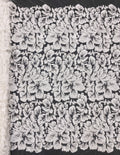 White Double Thread Bead Sequin Bridal Fabric — fabric photo 6