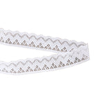 Geometric Cut-Edge Lace Trim 2.1 cm — fabric photo 4